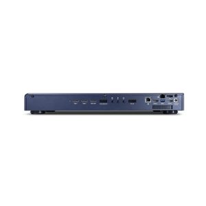 Медийна станция Arec LS-410 с HDMI, USB и IP входове за 4K UHD видео и аудио, идеална за конферентни зали и професионални AV решения.